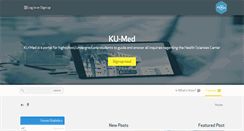 Desktop Screenshot of ku-med.com