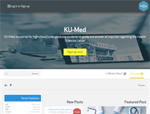 Tablet Screenshot of ku-med.com